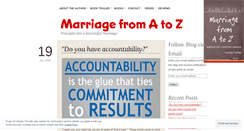 Desktop Screenshot of marriagefromatoz.org